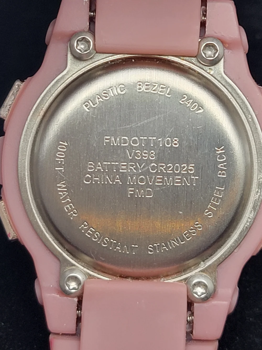 Digital Sport Watch - Dusty Rose Silicone